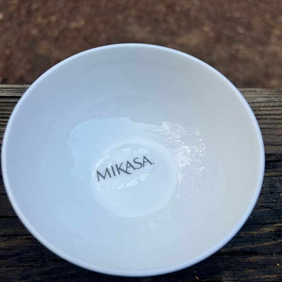 Mikasa Tartan White Bone China Fruit Desert Dish NWT - Picture 4 of 8